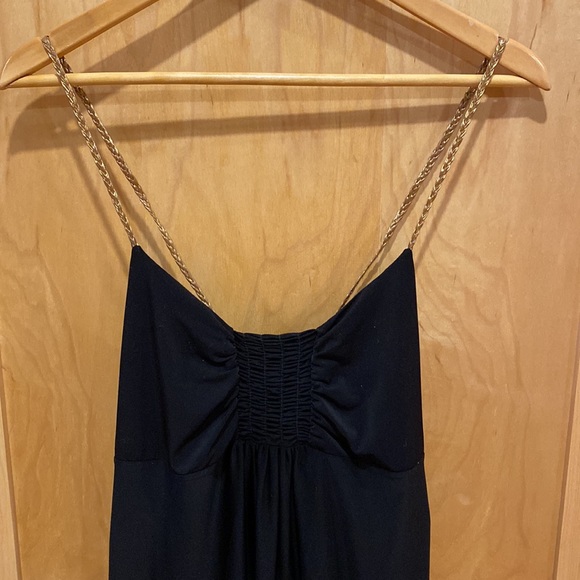 MYSTIC Black Low-Back Dress - Picture 8 of 9